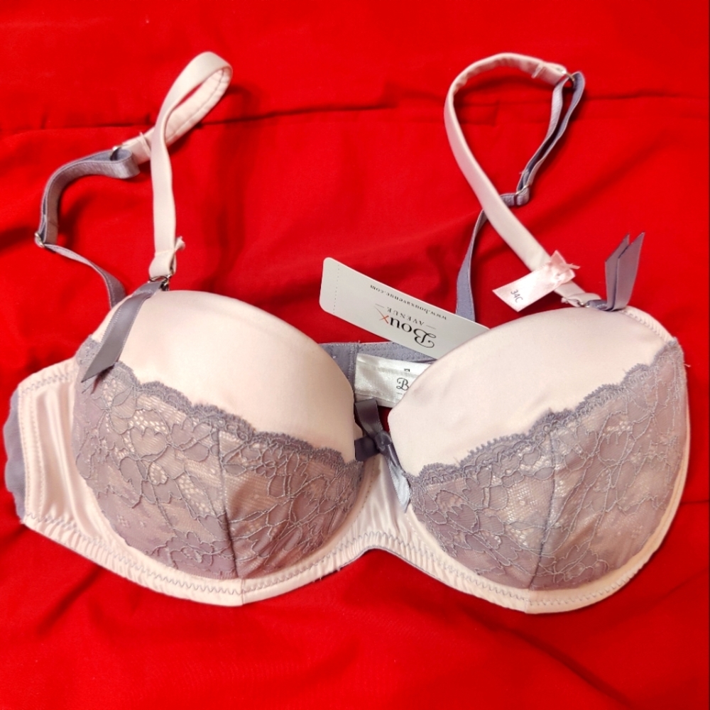 Boux Avenue padded bra with lace cups - NWT - 34C